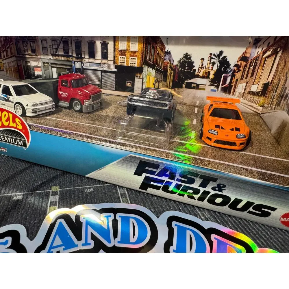 Hot Wheels box set diorama Fast and Furious Carryon